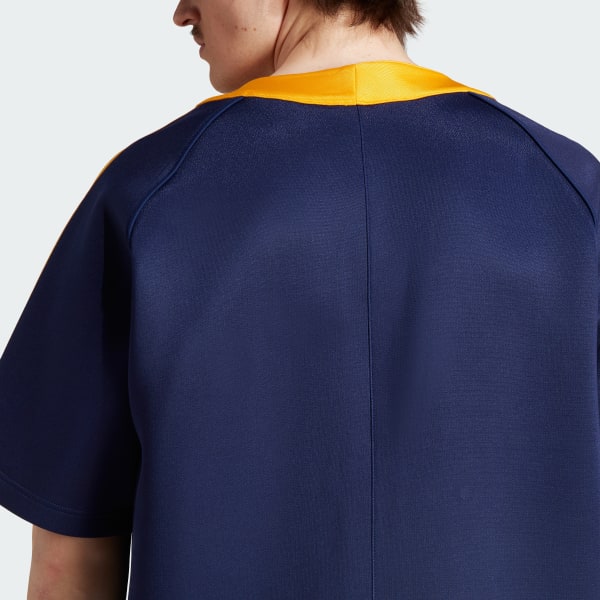 adidas Adicolor Classics+ Short Sleeve Shirt (Gender Neutral) - Blue, Men's Lifestyle