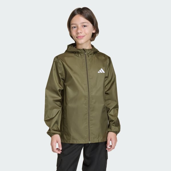 Green Rain Jacket Kids