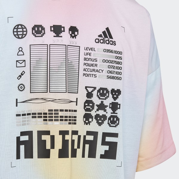 ruzová ARKD3 Allover Print T-Shirt MKI24