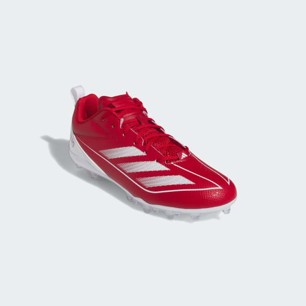 Red Adizero Electric.2 Football Cleats
