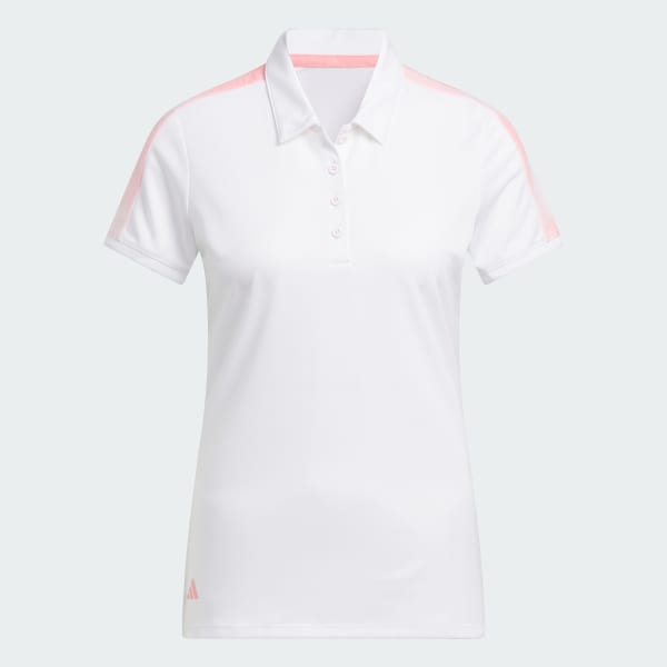 White Ultimate365 Printed Polo