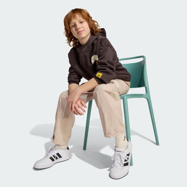 Kahverengi adidas The Simpsons Kapüşonlu Çocuk Sweatshirt’ü