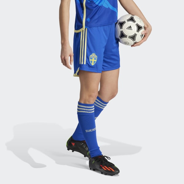 adidas Sweden Women s Team 23 Away Shorts Blue adidas Ireland