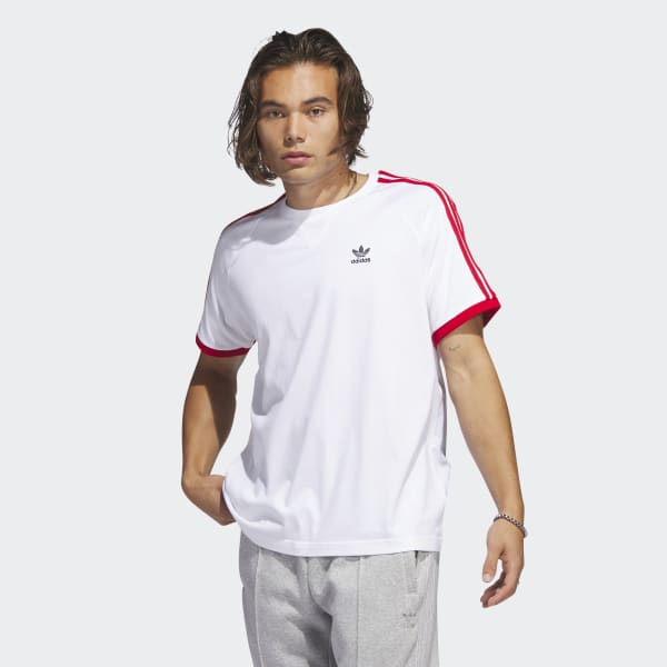 Camiseta 3 bandas - Blanco | adidas España