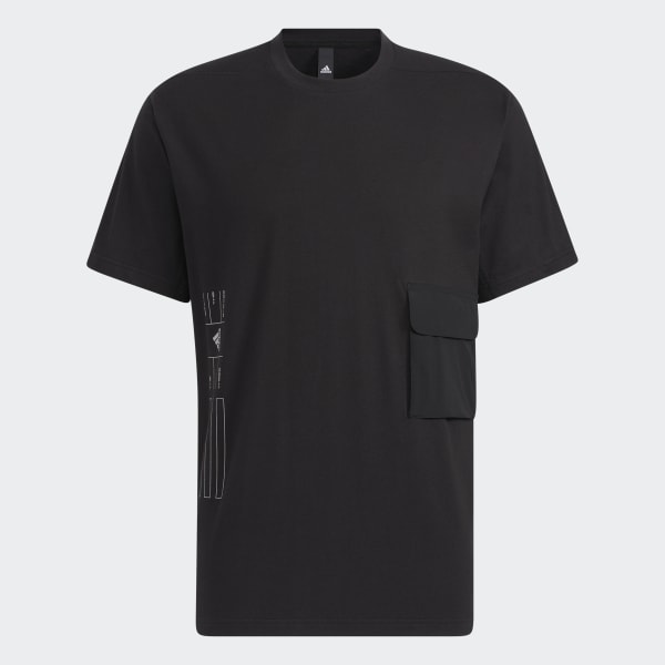 adidas Tech 3D Pocket Tee - Black