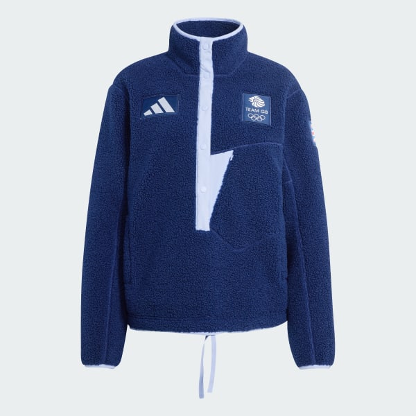 Blue Team GB Pile Fleece Pullover Woman