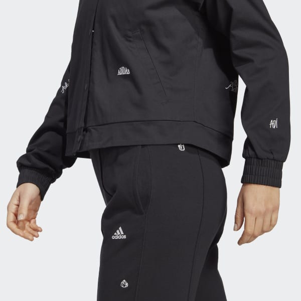 Adidas cozy track top black online