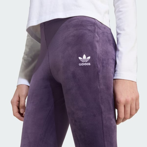 adidas Velvet Joggers Purple adidas UK