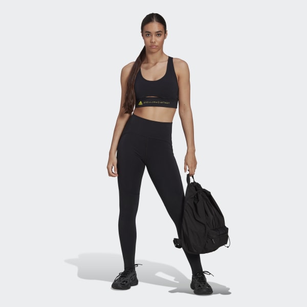 cerná Podprsenka adidas by Stella McCartney TrueStrength Medium-Support CT507