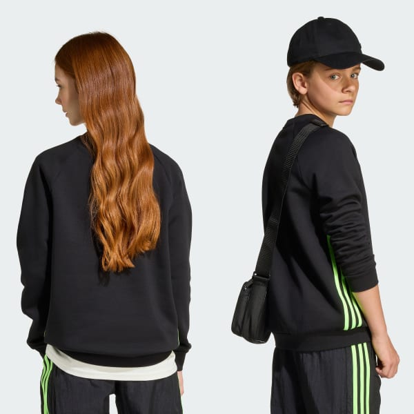 zwart Loose Crew Kids