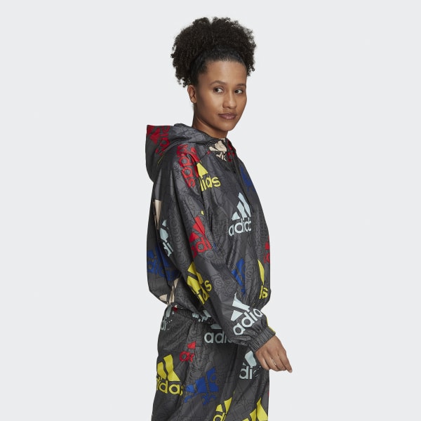 sedá Větrovka Essentials Multi-Coloured Logo Loose Fit CO787