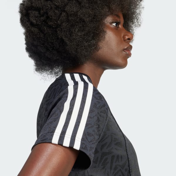 Tシャツ・カットソー adidas baby tee black IW5476 ADIDAS] Tシャツ 半袖 ベイビーT クロップ ブラック (adidas/T