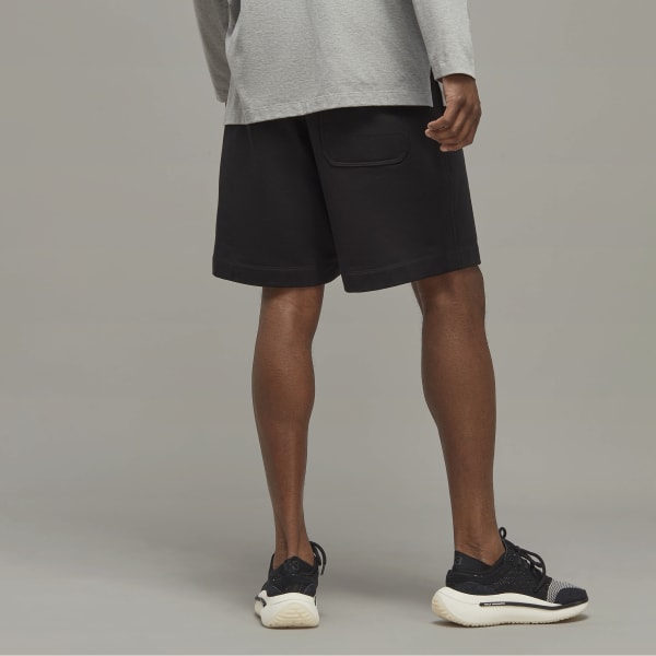 Nero Y-3 Organic Cotton Terry Shorts