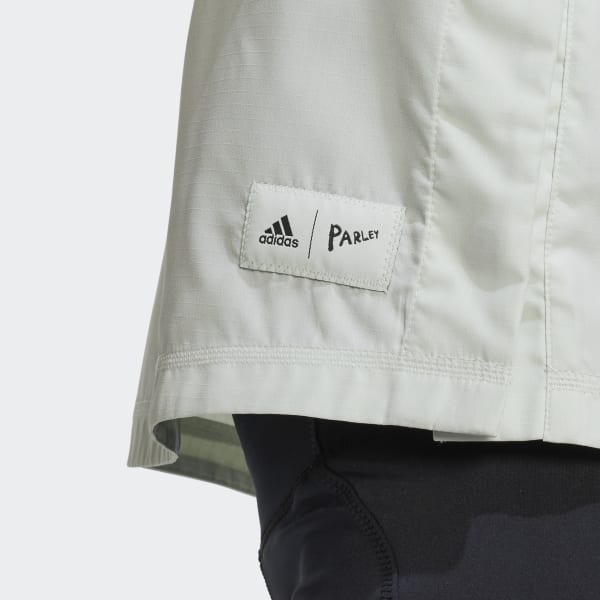 Green Parley Run for the Oceans Hooded Top EVF01