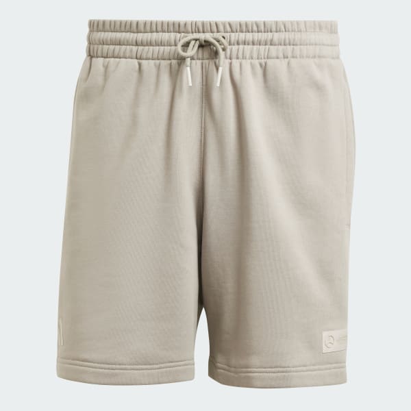 bézová ŠORTKY MERCEDES - AMG PETRONAS FORMULA ONE TEAM PREMIUM SWEAT SHORT