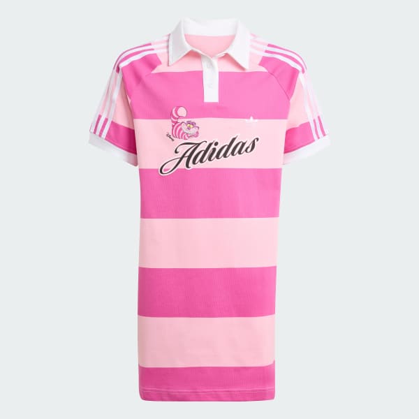 Pink ADIDAS DISNEY LOOSE POLO T-SHIRT DRESS
