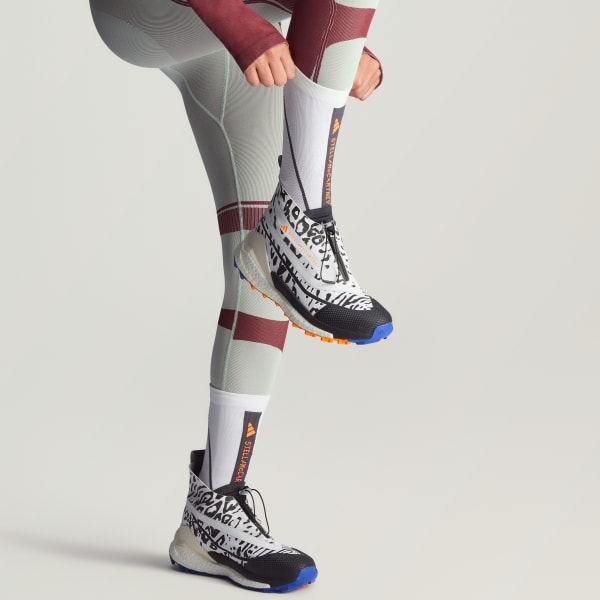 White adidas by Stella McCartney Crew Socks