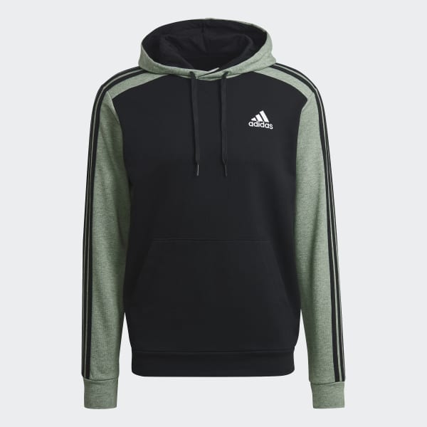 Schwarz Essentials Mélange French Terry Hoodie TU545