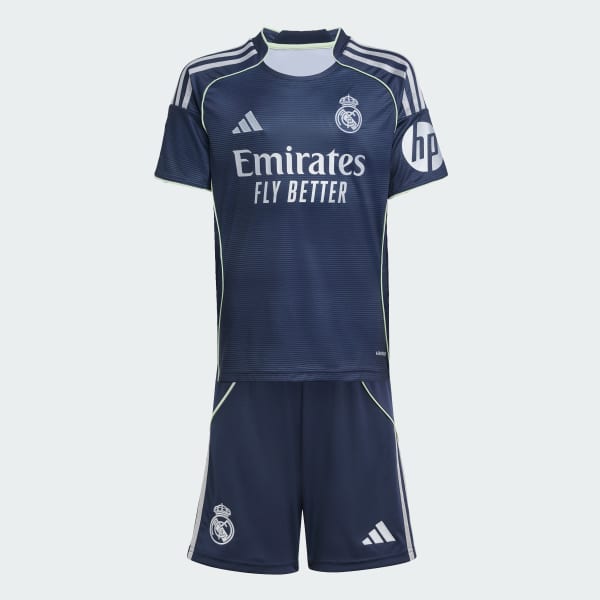 Blauw Real Madrid 25/26 Jeugd Uittenue Kids