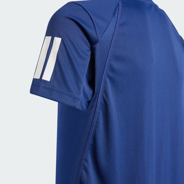 Azul Polo de Tenis Club 3 Tiras para Niños