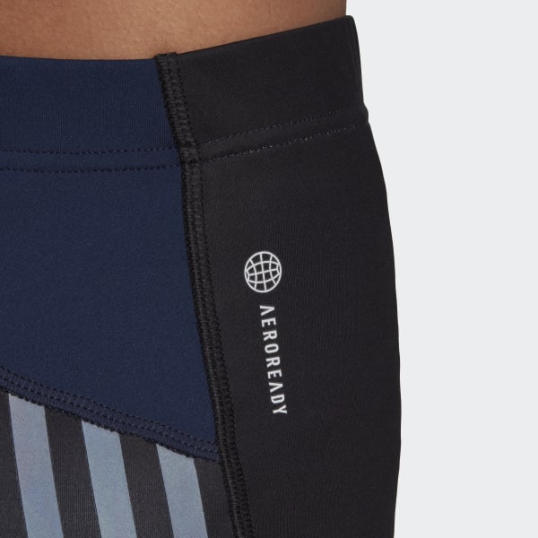 Blue Marimekko Run Icons Bike Shorts