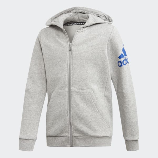 adidas gray track jacket