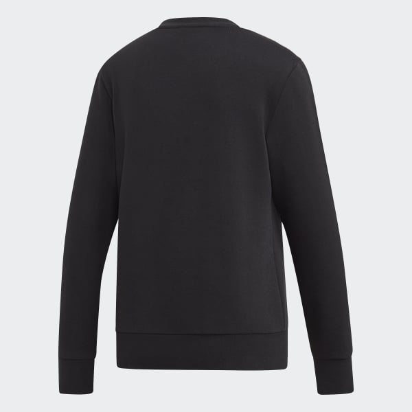 Black Essentials 3-Stripes Sweatshirt