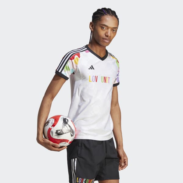 adidas Pride Pre-Match Jersey - White | Unisex Soccer | adidas US