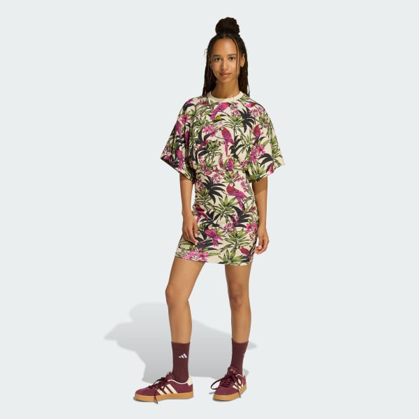 Beige VESTIDO adidas X FARM RIO