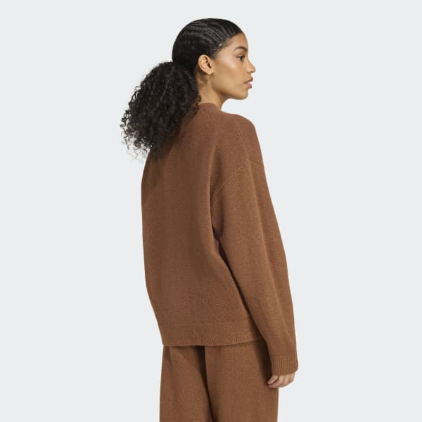 adidas Originals Athletic Dept Knitted Sweater - Brown | Free