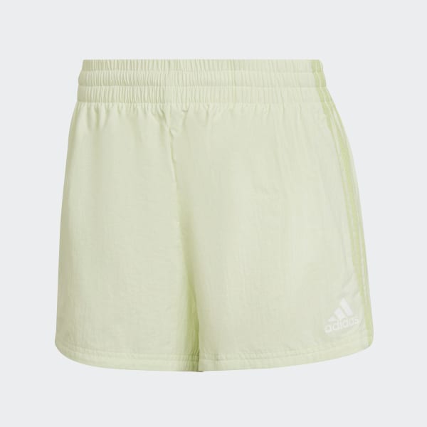 Πράσινο Essentials 3-Stripes Woven Shorts (Loose Fit)