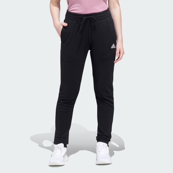 adidas LINEAR FRENCH TERRY PANTS Black adidas India