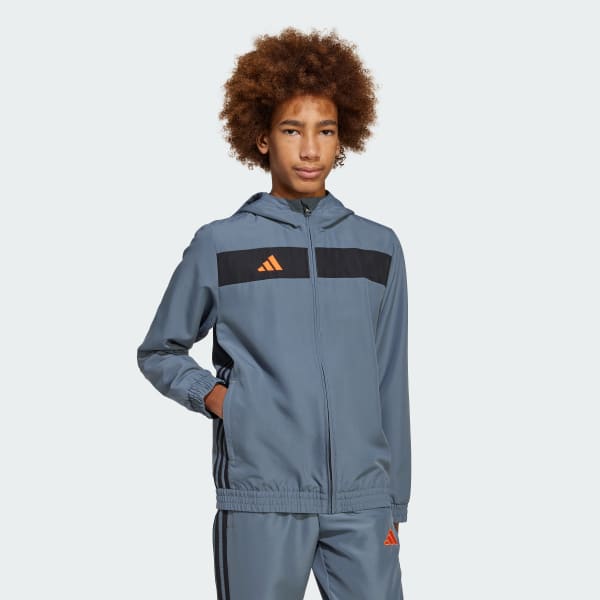 Flerfarvet Tiro 25 Essentials Woven Kids hættetrøje