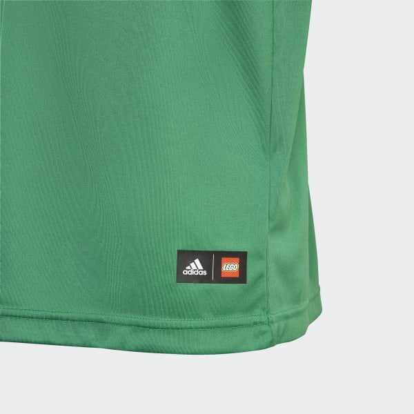 Verde Camiseta adidas x Classic LEGO® AEROREADY 3 Rayas JEV98