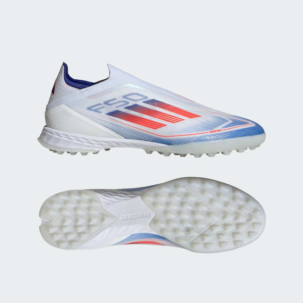 adidas Tacos de Futbol F50 Pro Sin Cordones Pasto Sintetico Blanco adidas Mexico