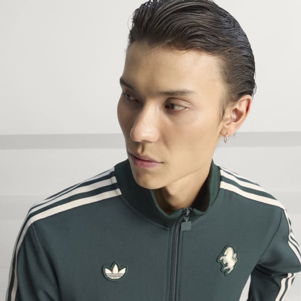 adidas Juventus Terrace Icons Track Top - Green | Free Shipping
