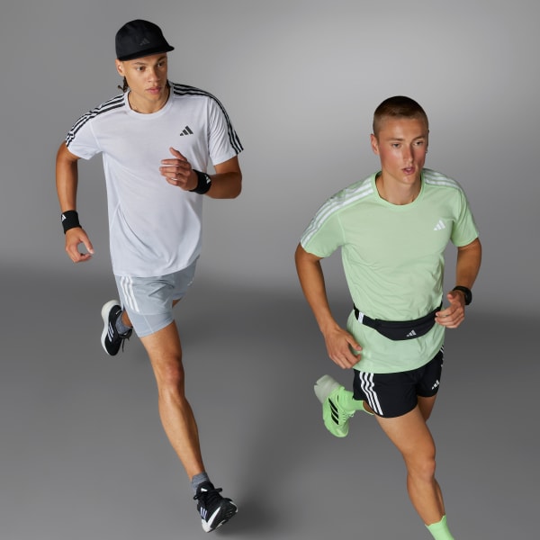 Blanco Remera Own the Run 3 Tiras