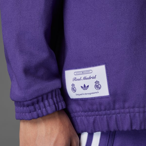 Purple Real Madrid Terrace Icons Drill Sweatshirt