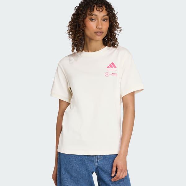 White Mercedes - AMG Petronas Formula One Team Summer Graphic Tee
