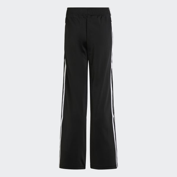 Wide Leg Track Pant in Black
