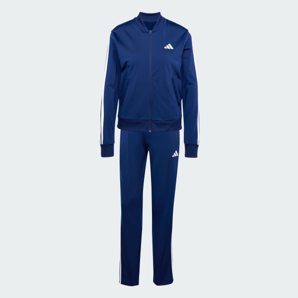 Azul Conjunto Deportivo Essentials 3 Rayas