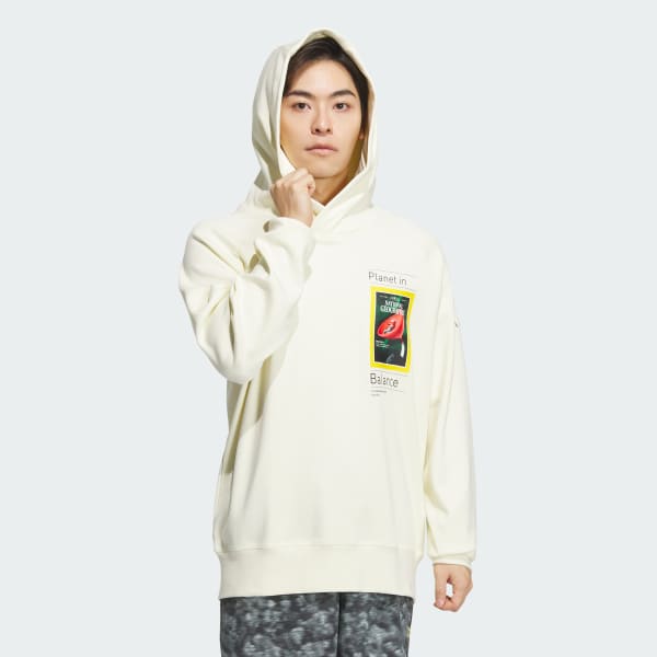 adidas National Geographic DWR Graphic Hoodie - Beige