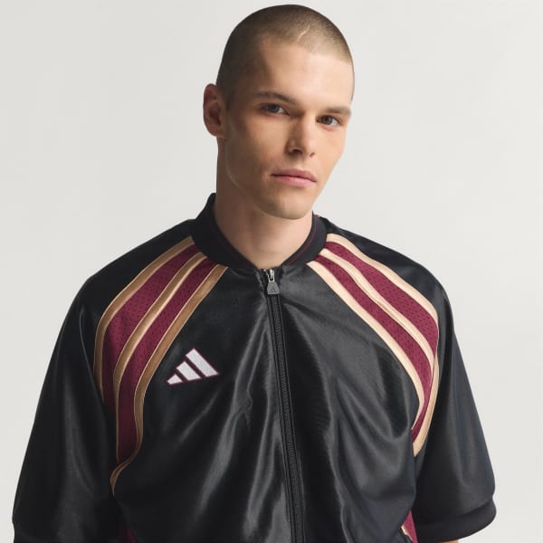 Burgundy Mercedes - AMG Petronas Formula One Team Las Vegas Baseball Shirt Men