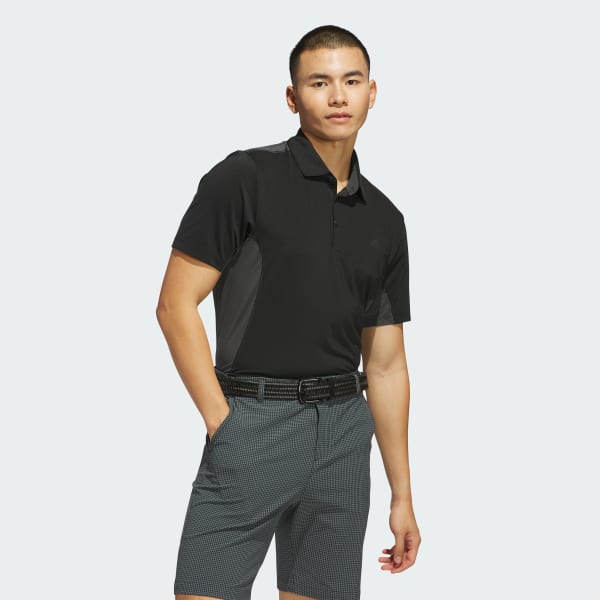 Black Ultimate365 Hybrid Polo Shirt