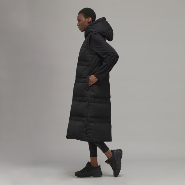 Nero Y-3 Classic Puffy Down Long Vest TP349