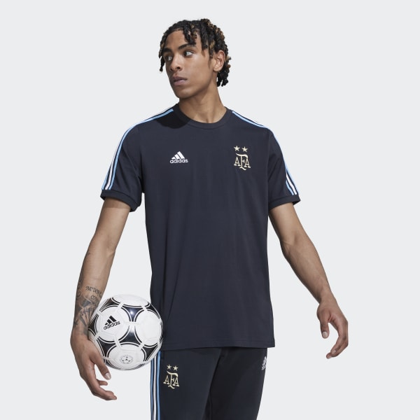 Black Argentina 3-Stripes Tee YY421