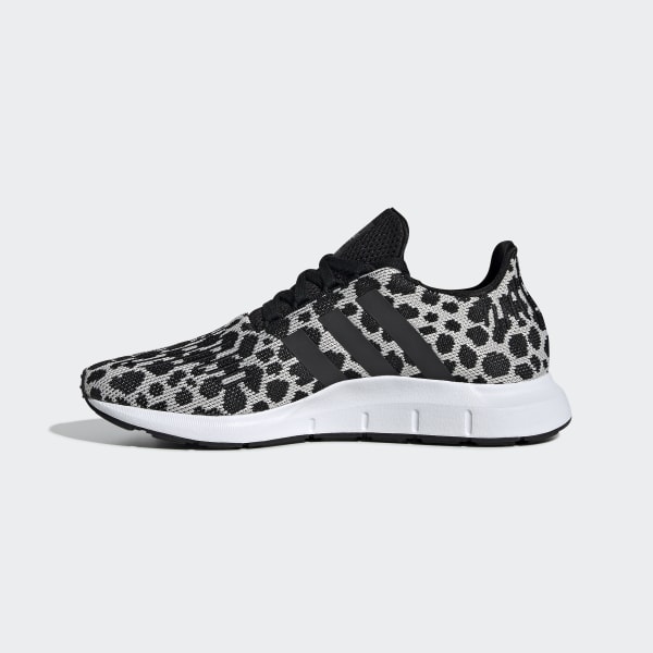 adidas women's swift run white black carbon