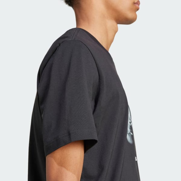 adidas Training Supply Street T-Shirt 5 - Black | Free