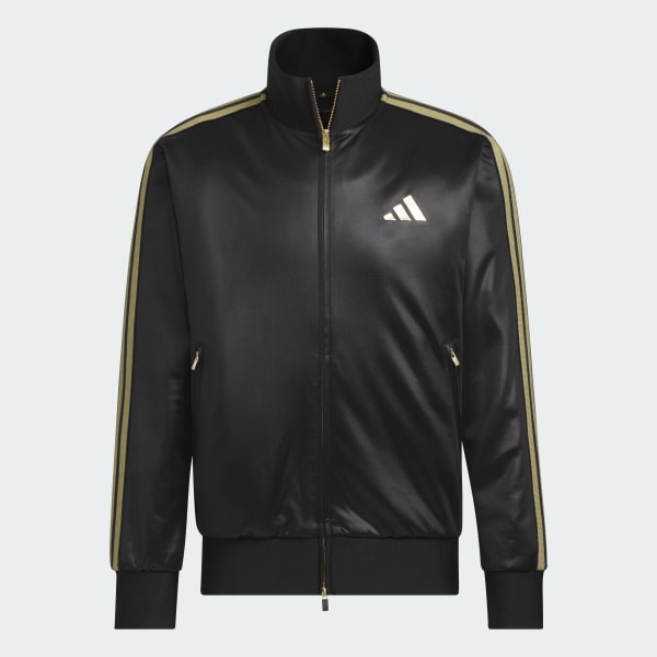 ブラック Stadium Goldレギュラーフィット トラックトップ