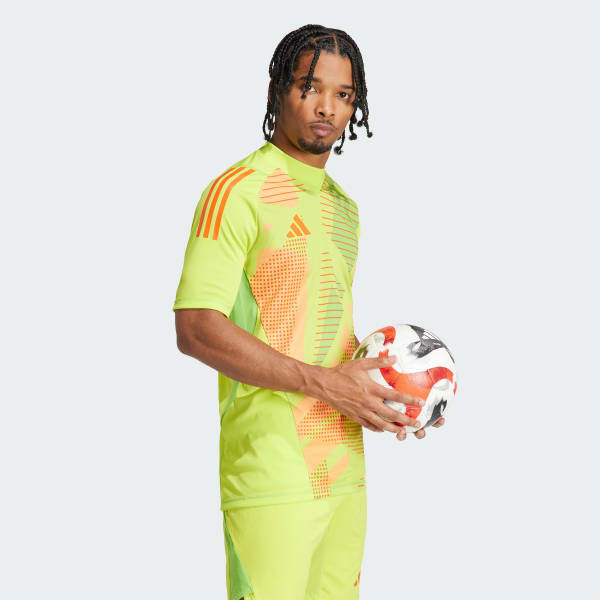 adidas Tiro 24 Pro Short Sleeve Goalkeeper Jersey Yellow
